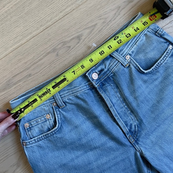 Free People straight distressed knee jeans, size 27 - Picture 7 of 7